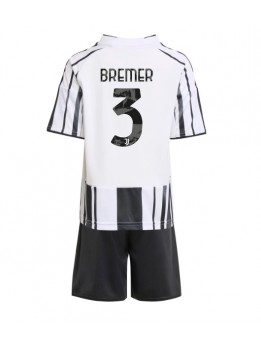Juventus Gleison Bremer #3 Dječji Domaci Dres kompleti 2025-26 Kratak Rukavima (+ kratke hlače)